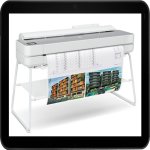 HP DesignJet Studio Steel 36-Zoll-Drucker (5HB14C#B19)