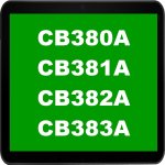 HP 823A - CB380A, CB381A, CB382A, CB383A