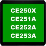 HP 504A - CE250X, CE251A, CE252A, CE253A