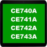 HP 307A - CE740A, CE741A, CE742A, CE743A