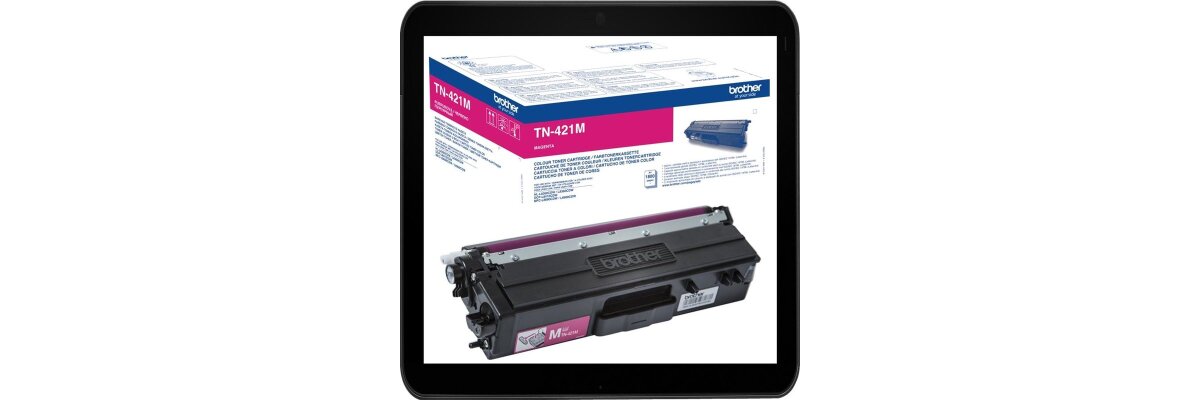 TN421M - magenta - Brother Lasertoner mit 1.800 Seiten Druckleistung nach ISO - TN421M - magenta - Brother Lasertoner mit 1.800 Seiten Druckleistung nach ISO