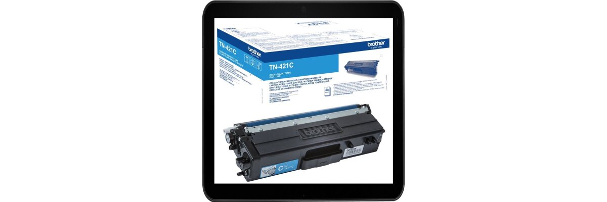 TN421C - cyan - Brother Lasertoner mit 1.800 Seiten Druckleistung nach ISO - TN421C - cyan - Brother Lasertoner mit 1.800 Seiten Druckleistung nach ISO