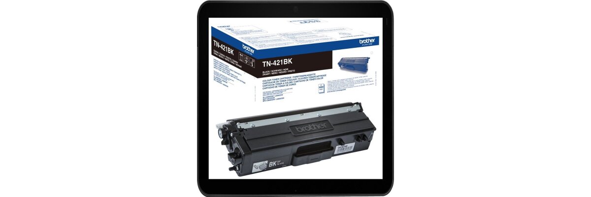 TN421BK - schwarz - Brother Lasertoner mit 3.000 Seiten Druckleistung nach ISO - TN421BK - schwarz - Brother Lasertoner mit 3.000 Seiten Druckleistung nach ISO