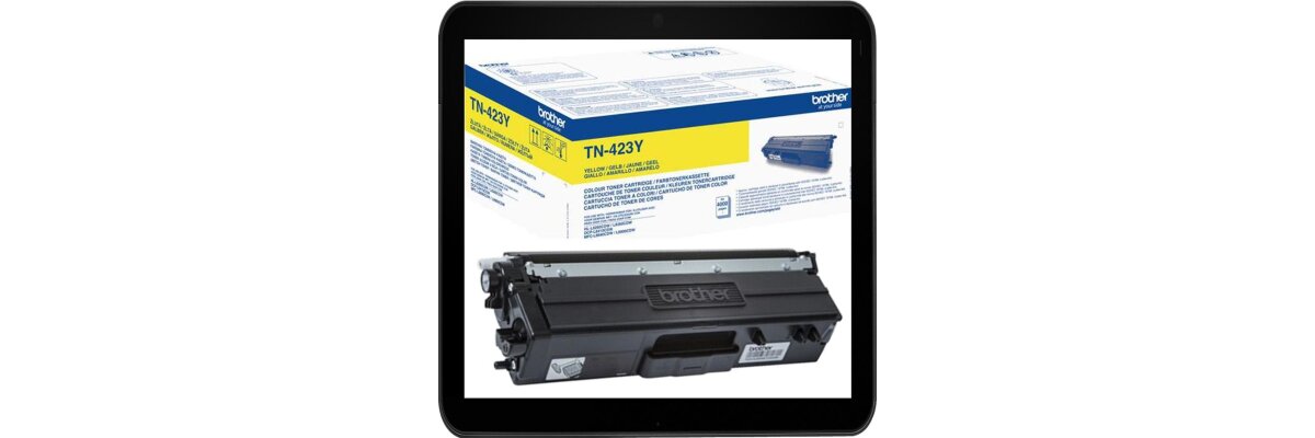 TN423Y - yellow - Brother Lasertoner mit 4.000 Seiten Druckleistung nach ISO - TN423Y - yellow - Brother Lasertoner mit 4.000 Seiten Druckleistung nach ISO