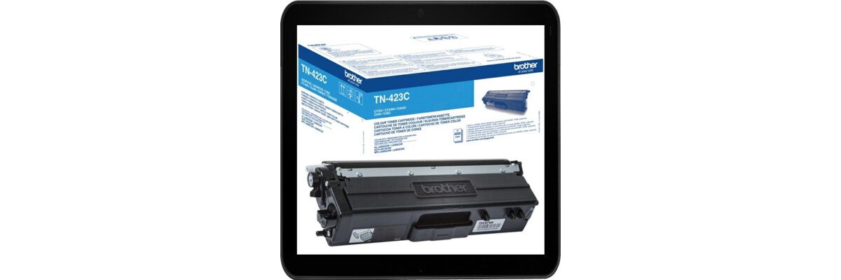 TN423C - cyan - Brother Lasertoner mit 4.000 Seiten Druckleistung nach ISO - TN423C - cyan - Brother Lasertoner mit 4.000 Seiten Druckleistung nach ISO