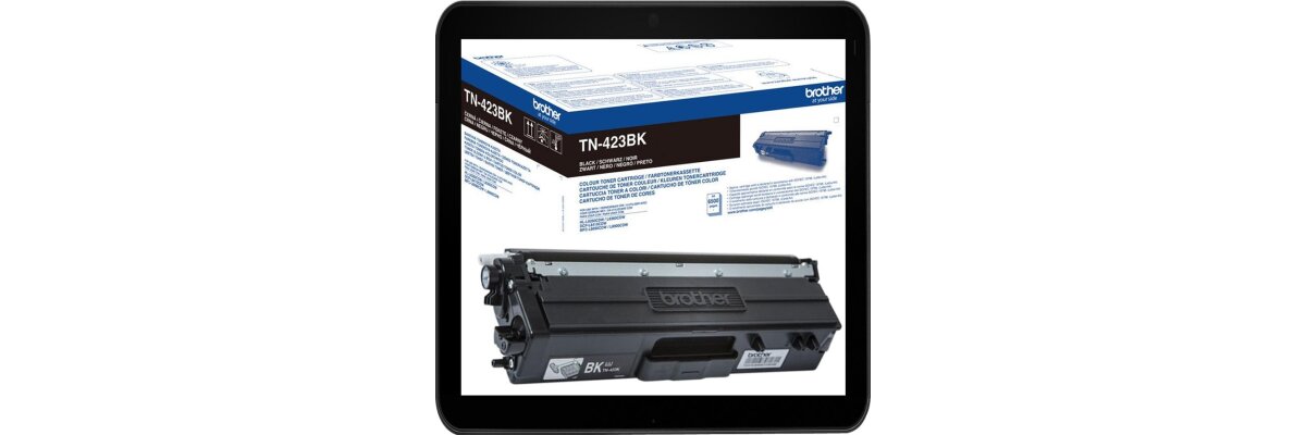 TN423BK - schwarz - Brother Lasertoner mit 6.500 Seiten Druckleistung nach ISO - TN423BK - schwarz - Brother Lasertoner mit 6.500 Seiten Druckleistung nach ISO