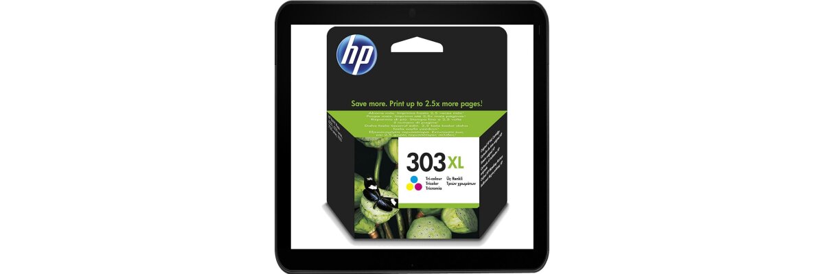 HP303XL Color Original 415 Seiten Farbtintenpatrone - T6N03AE - HP303XL Color Original 415 Seiten Farbtintenpatrone - T6N03AE