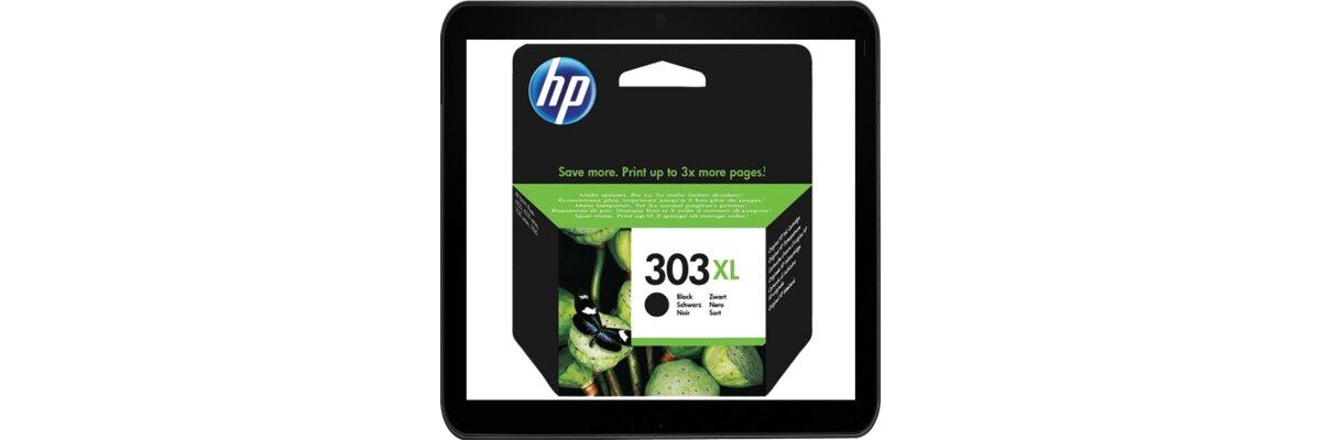 HP303XL Black Original 600 Seiten Schwarz Tintenpatrone - T6N04AE - HP303XL Black Original 600 Seiten Schwarz Tintenpatrone - T6N04AE