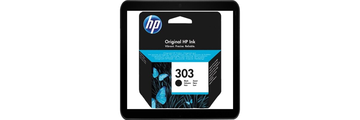 HP303 Black Original 200 Seiten Schwarz Tintenpatrone - T6N02AE - HP303 Black Original 200 Seiten Schwarz Tintenpatrone - T6N02AE