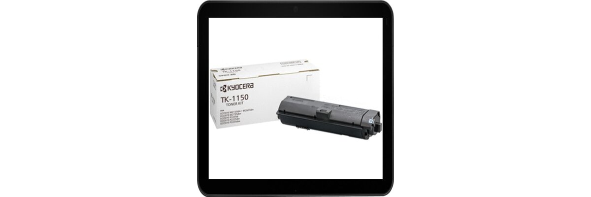 TK1150 - schwarz - Original Kyocera Toner mit 3.000 Seiten Druckleistung nach Iso - 1T02RT0NL0 - TK1150 - schwarz - Original Kyocera Toner mit 3.000 Seiten Druckleistung nach Iso - 1T02RT0NL0