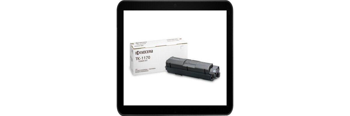 TK1170 - schwarz - Original Kyocera Toner mit 7.200 Seiten Druckleistung nach Iso - 1T02S50NL0 - TK1170 - schwarz - Original Kyocera Toner mit 7.200 Seiten Druckleistung nach Iso - 1T02S50NL0