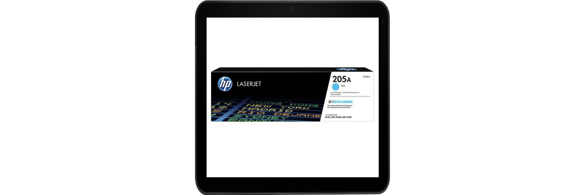 HP205A Lasertoner cyan mit ca. 900 Seiten Druckleistung nach Iso - CF531A - HP205A Lasertoner cyan mit ca. 900 Seiten Druckleistung nach Iso - CF531A