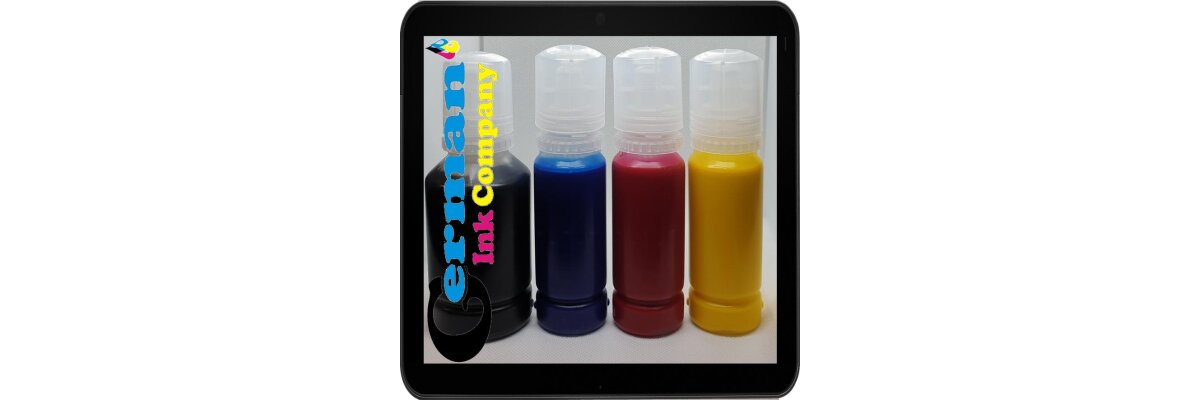 GIC - Hitzetransfertinte | Sublimationstinte Komplettpack für Ecotank Drucker - Farbe Black, Cyan, Magenta, Yellow - GIC - Hitzetransfertinte | Sublimationstinte Komplettpack für Ecotank Drucker - Farbe Black, Cyan, Magenta, Yellow