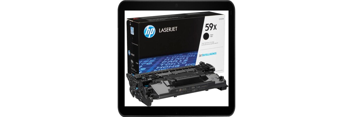 HP59X (CF259X) schwarze Tonerkartusche mit ca. 10.000 Seiten Druckleistung - HP59X (CF259X) schwarze Tonerkartusche mit ca. 10.000 Seiten Druckleistung