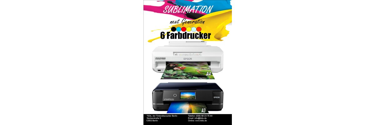 Unser neues Erfolgsduo für Sublimation: - Unser neues Erfolgsduo für Sublimation: