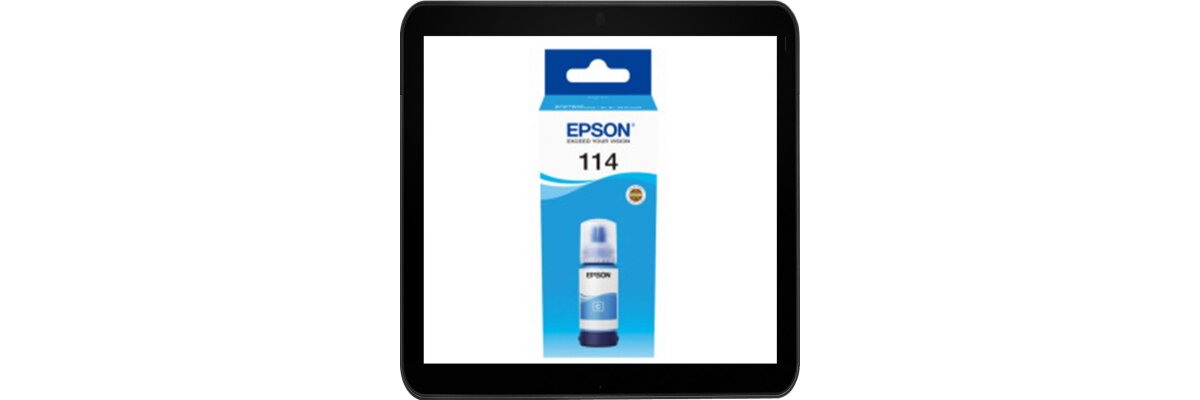 Epson 114 Cyan 70ml Epson Druckertinte - C13T07B240 - Epson 114 Cyan 70ml Epson Druckertinte - C13T07B240