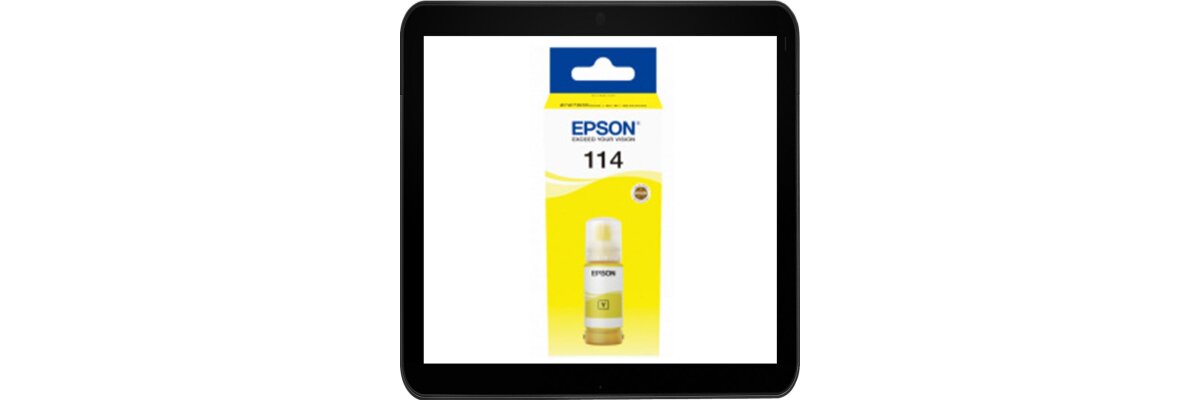 Epson 114 Yellow 70ml Epson Druckertinte - C13T07B440 - Epson 114 Yellow 70ml Epson Druckertinte - C13T07B440