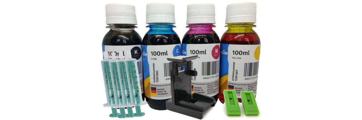 PG-560 / CL561 Druckertinte Multipack 400ml TiDis Ink Druckertinte BCMY + IRP109 Luftabsorber - Inkjet next Generation - PG-560 / CL561 Druckertinte Multipack 400ml TiDis Ink Druckertinte BCMY + IRP109 Luftabsorber - Inkjet next Generation