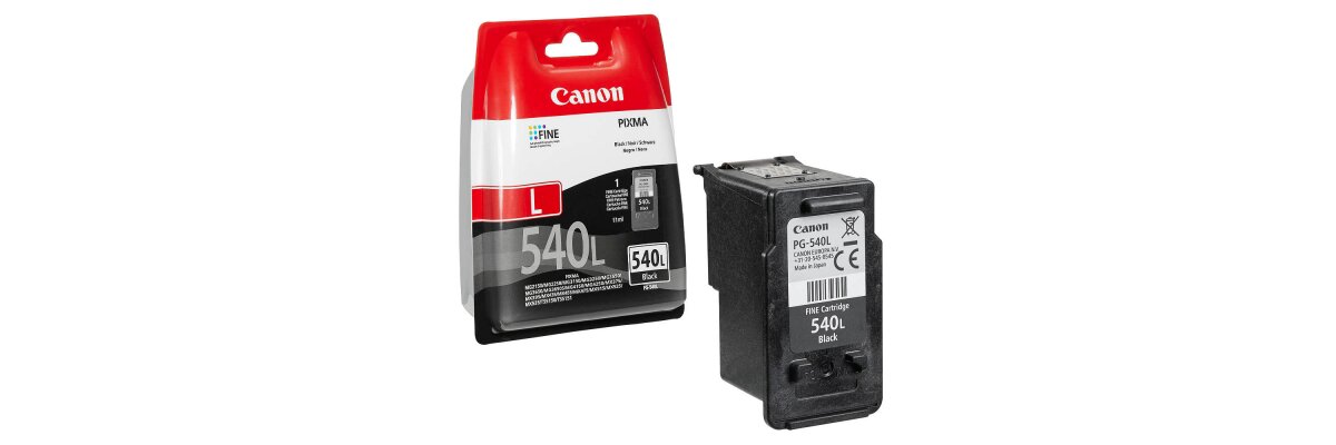 Canon PG-540L BK schwarz Druckkopf - 5224B010 - Canon PG-540L BK schwarz Druckkopf - 5224B010