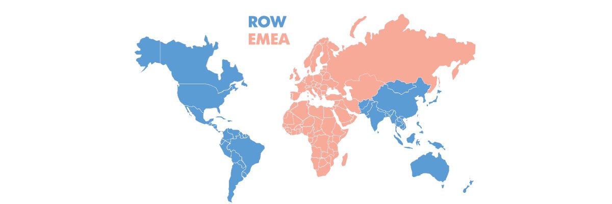 Hewlett Packard teilt unsere Welt in 2 Teile - EMEA & ROW - Hewlett Packard teilt unsere Welt in 2 Teile - EMEA & ROW