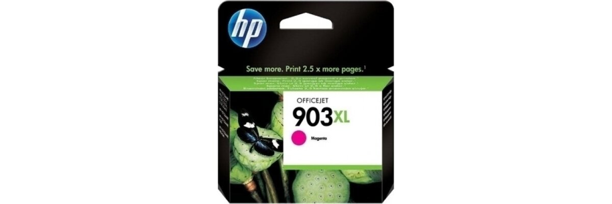 HP903XL Magenta HP Tintenpatrone mit ca. 825 Seiten Druckleistung nach Iso - T6M07AE - HP903XL Magenta HP Tintenpatrone mit ca. 825 Seiten Druckleistung nach Iso - T6M07AE