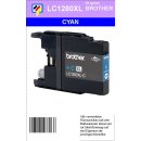 LC1280XLC Brother XL Druckerpatrone cyan mit 1.200 Seiten...