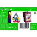 HP351XL - TiDis Ersatzpatrone für CB338EE - color -...