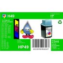 HP49 - TiDis Ersatzpatrone für 51649AE - color -  mit 22ml Inhalt