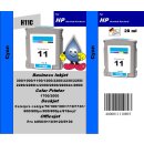 HP11C - TiDis Recyclingpatrone für C4836AE - cyan-...