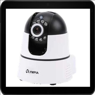 OLYMPIA IP KAMERA IC600 6010 - IP-Kamera mit integrierter LAN/WLAN-Einheit