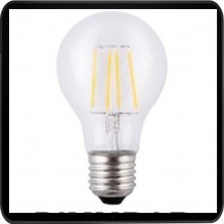 4 Watt Faden / Filament LED Birne, E27, Warmweiß 2700 K, KLARGLAS, dimmbar