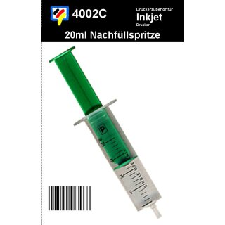 20ml Nachfüllspritzen - Nachfüllspritze mit Lueranschluß für alle gängigen Refilladapter oder Nachfüllnadeln