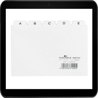 DURABLE Leitregister A6 quer A-Z