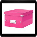 LEITZ Click & Store Aufbewahrungsbox 7,4 l pink