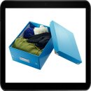 LEITZ Click & Store Aufbewahrungsbox 7,4 l blau