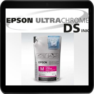 C13T741300 Epson UltraChrome DS Magenta Sublimationstinte 1.000ml Nachfüllbeutel