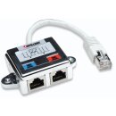 2-Port Cat5-Anschlussteiler, doppelt geschirmt