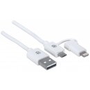 iLynk 2-in-1-Ladekabel: Lightning / Micro USB