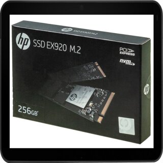 HP SSD EX920 FESTPLATTE INTERN 256GB 2YY45AA#ABB M.2 L:3200MB/S S:1200MB/S