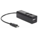 imPORT Hub: USB OTG 3-Port Hub / Card Reader