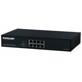 8-Port Fast Ethernet PoE+ Web-Smart Switch