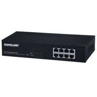 8-Port Fast Ethernet PoE+ Switch