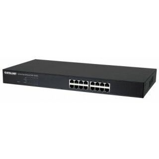 16-Port Fast Ethernet PoE+ Switch