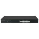 16-Port Fast Ethernet PoE+ Switch