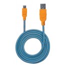 Hi-Speed Micro-B-USB-Kabel mit Stoffummantelung