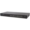 24-Port Web-Managed Gigabit Ethernet Switch mit 2 SFP-Ports