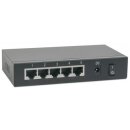 5-Port PoE+ Gigabit Switch mit PoE-Passthrough