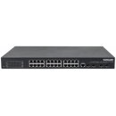 24-Port Gigabit Ethernet PoE+ Layer2+/Layer 3 Lite Managed Switch mit 10 GbE Uplink