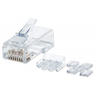 80er-Pack Cat6 RJ45-Modularstecker Pro Line