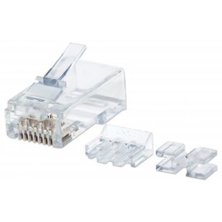 80er-Pack Cat6A RJ45-Modularstecker Pro Line